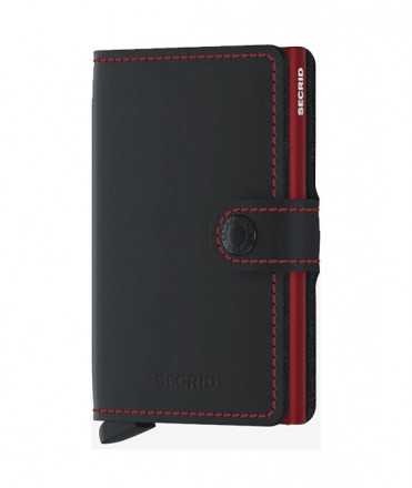 Targeter Secrid Miniwallet Matte, Negre i vermell 