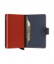 Targeter Secrid Miniwallet Matte, Blau fosc i taronja 