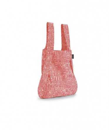 Bossa Notabag Hello World, Rosa i vermell 