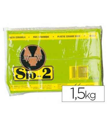 Arcilla argila sio-2 color rojo paquete de 1,5 kg