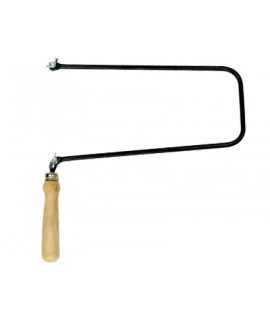 Large saw bow 265 mm openwork wooden handle