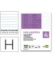 Bloc de cartas liderpapel rayado horizontal holandesa 40 hojas 60g/m2