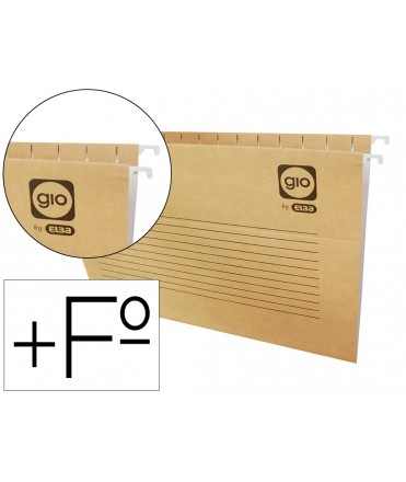 Carpeta colgante gio folio prolongado 43200 240x375 mm