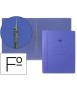 Carpeta gusanillo liderpapel folio carton azul