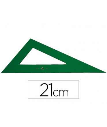 Cartabon faber castell 21 cm plastico verde