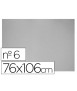 Carton gris nº 6 75x105 cm hoja