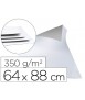 Cartoncillo gris liderpapel con una cara blanca 350 g 64x88 cm paquete de 1 kg (5 hojas)