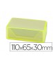 Caja para tarjetas de visitas liderpapel 110x65x30 mm