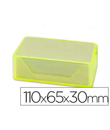 Caja para tarjetas de visitas liderpapel 110x65x30 mm