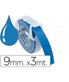 Cinta dymo 3d 9 mm x 3 m azul tradicional