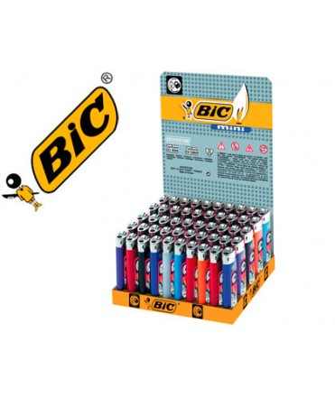 Encendedor bic mini j-25 colores surtidos