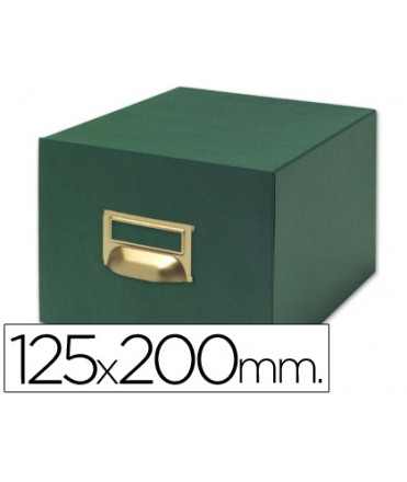 Fichero fichas tela verde 500 fichas n.4 tamaño 125x200 mm