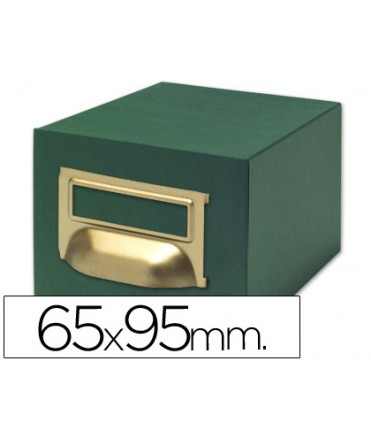 Fichero fichas tela verde 1000 fichas n.1 tamaño 65x95 mm