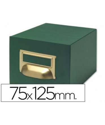 Fichero fichas tela verde 1000 fichas n.2 tamaño 75x125 mm