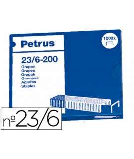 No. 23/6 petrus staples box of 1000 units