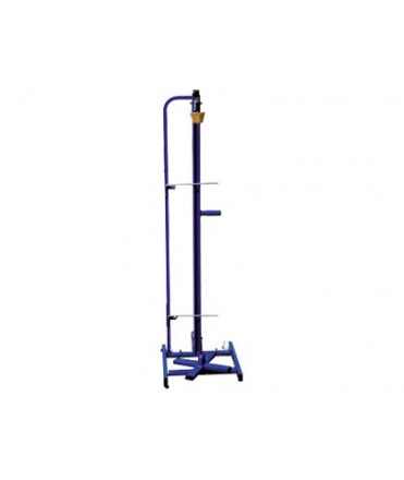 Guillotin metalico con ruedas para rollos de hasta 1.20 mt