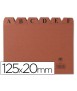 Indice fichero liderpapel carton nº4 125x200 mm