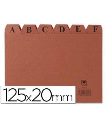 Indice fichero liderpapel carton nº4 125x200 mm