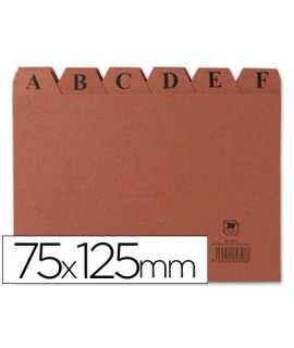 Indice fichero liderpapel carton nº2 75x125 mm
