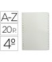 Multifin Alphabet Divider 3002 Plastic Natural Room