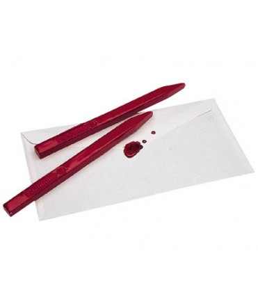 Lacre pelikan color rojo caja de 10 barras