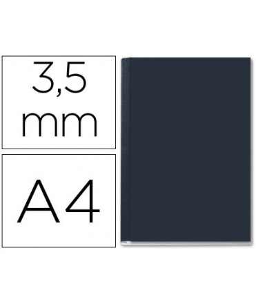 Rigid channel binding cover 35560 black spine aa capacity 10/35 sheets