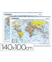 Mapa mural mundi planisferio 140x100 cm