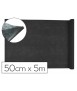 Tejido sin tejer liderpapel terileno 25 g/m2 rollo de 5 m negro