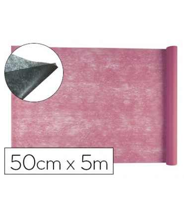 Tejido sin tejer liderpapel terileno 25 g/m2 rollo de 5 m rosa