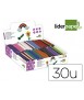 Plasticine liderpapel in bars of 50 grams box of 30 units assorted colors