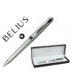 Boligrafo belius hossa plata cromado con capuchon en estuche