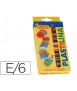 Plastilina jovi estuche de 10 barras colores surtidos