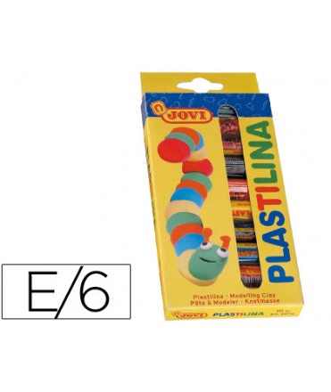 Plastilina jovi estuche de 10 barras colores surtidos