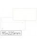 Sobre liderpapel blanco 115x225 mm solapa tira de silicona papel reciclado 90 gr caja de 500 unidades