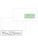 Sobre liderpapel blanco 115x225 mm ventana derecha solapa tira silicona reciclado 90 gr caja de 500 unidades