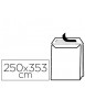 Sobre liderpapel bolsa fuelle kraft 250x353x30 mm solapa tira de silicona papel 120gr cajade 50 unidades