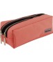 School bag liderpapel rectangular tote bag 2 coral pockets 185x55x70 mm