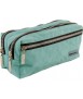 School bag liderpapel rectangular tote bag 3 pockets light blue 210x80x85 mm