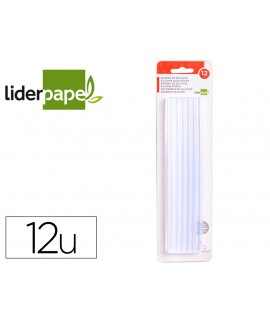 Hot melt bar liderpapel 7 mm diameter x 200 mm high blister pack of 12 units