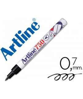 Artline Marker Permanent Washable Textile Marker EK-750 Black Round Tip 0.7 mm