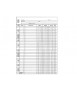 Recambio multifin 3005 folio natural cuentas corrientes 50 hojas 16 taladros 215x310 mm