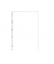 Recambio multifin 3005 folio natural liso blanco 50 hojas 16 taladros 215x310 mm