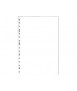 Recambio multifin 3002 cuarto natural liso blanco 50 hojas 11 taladros 155x215 mm