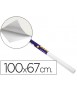 Pizarra blanca clipper rollo adhesivo de 100x67,5 cm