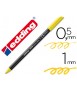 Rotulador edding punta fibra 1200 amarillo n.5 punta redonda 0.5 mm