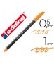 Rotulador edding punta fibra 1200 naranja n.6 punta redonda 0.5 mm
