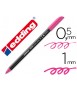Rotulador edding punta fibra 1200 rosa n.9 punta redonda 0.5 mm
