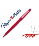 Rotulador paper mate flair original punta fibra rojo