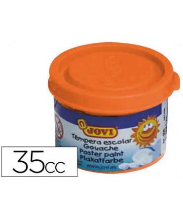 Tempera escolar jovi 35 ml color naranja