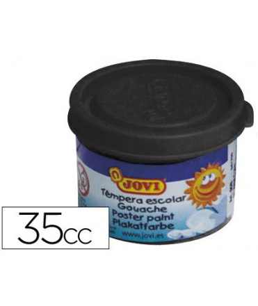 Tempera escolar jovi 35 ml color negro